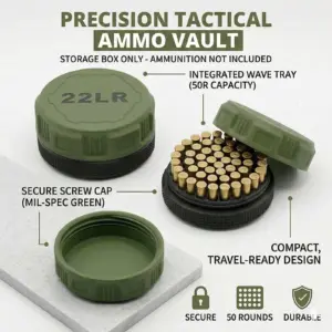 caixa de armazenamento de munições .22LR