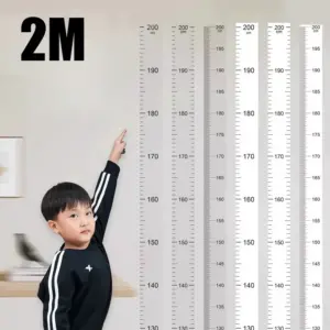 adesivo de parede medidor de altura infantil