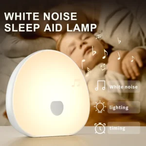 máquina de ruído branco luz noturna