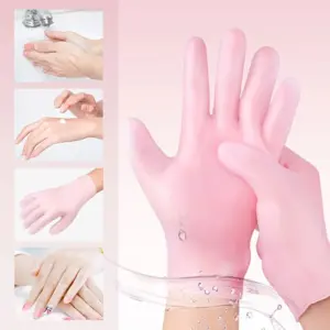 luvas esfoliantes de silicone