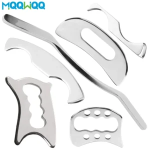 gua sha de aço inoxidável