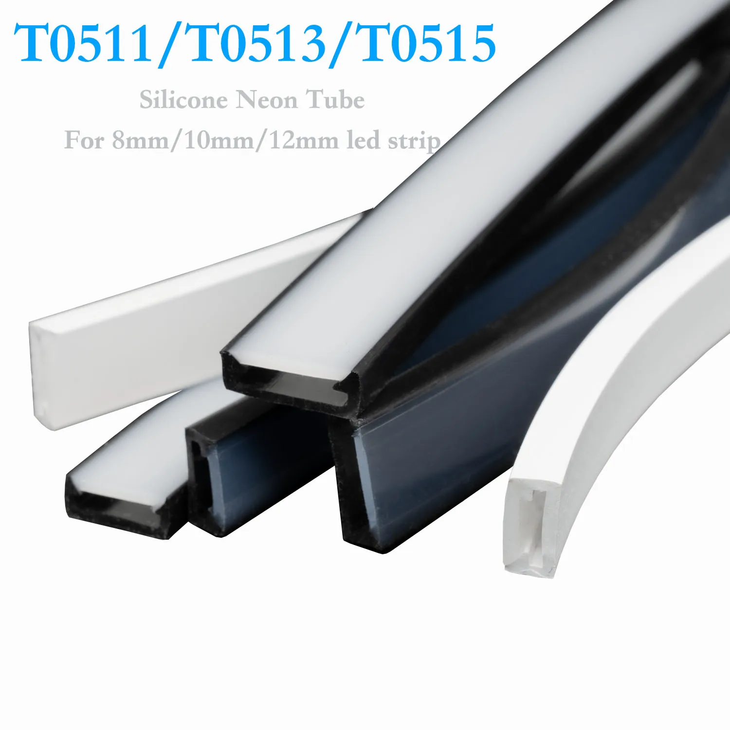 tubo de silicone neon led