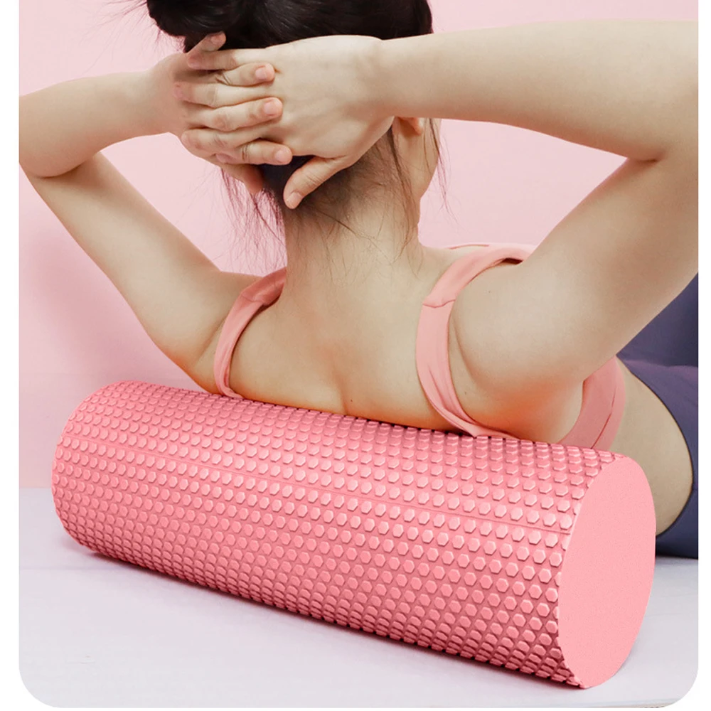 Rolo de Espuma EVA Hexagonal para Ioga Pilates 9,5x45 cm - Imagem 6