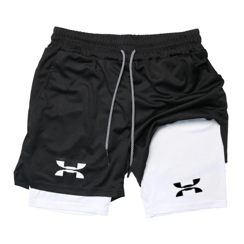 Shorts de Corrida Masculino 2 em 1 Secagem Rápida - Imagem 3