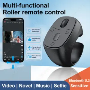 controle remoto bluetooth rolo anel