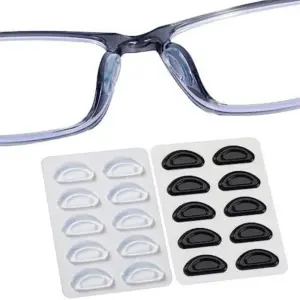 almofada de nariz de silicone para óculos