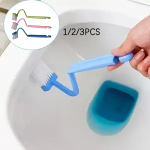 escova sanitária curvada cabo longo