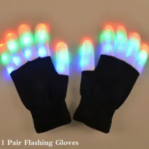 luva led rave neon
