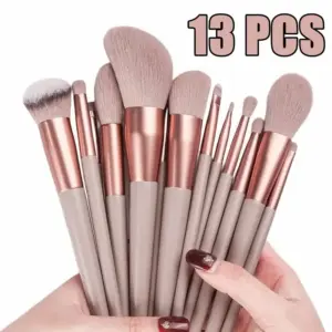 kit 13 pincéis de maquiagem