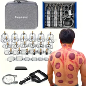kit de ventosas para massagem