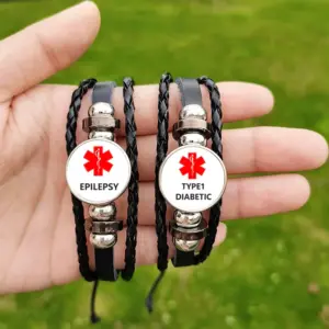 pulseira de alerta médico tipo 2