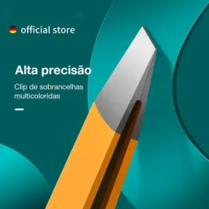 pinça de sobrancelha aço inoxidável