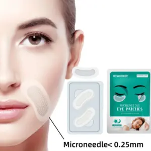 tapa-olhos solúveis microagulhas