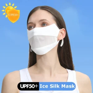 máscara facial fina respirável