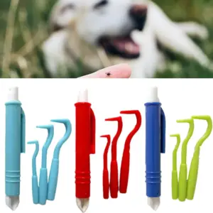 kit removedor de carrapatos 4 peças
