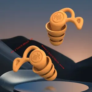 tampões de ouvido de silicone reutilizável