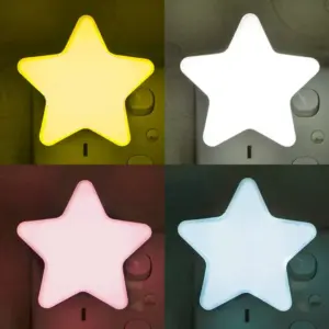 estrelas led luz noturna
