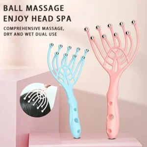 massageador de couro cabeludo manual