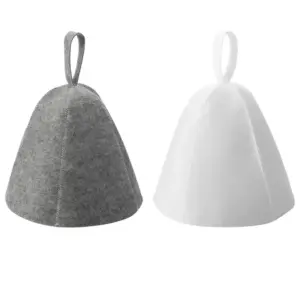 chapéu de feltro de lã para sauna