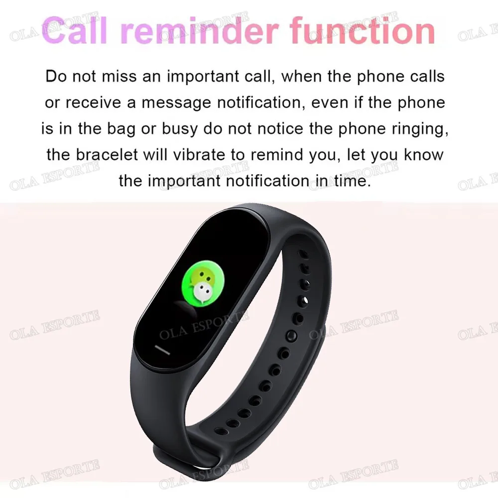 Relógio Inteligente M7 Fitness com Monitor Cardíaco - Imagem 4