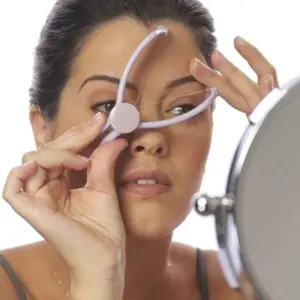 removedor de pelos faciais manual com mola