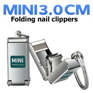 cortador de unhas mini aço inoxidável