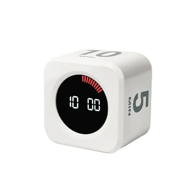 Temporizador Digital Cubo Sensor Gravidade 4 Tempos Recarregável - Imagem 6