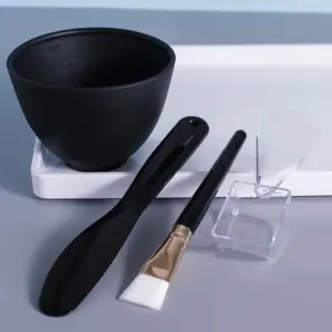 kit tigela e pincel para máscara facial