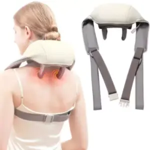 massageador de pescoço portátil com compressa quente