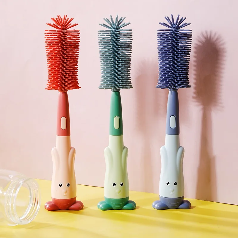 Kit 3 Escovas para Limpeza de Mamadeiras e Acessórios - Imagem 4