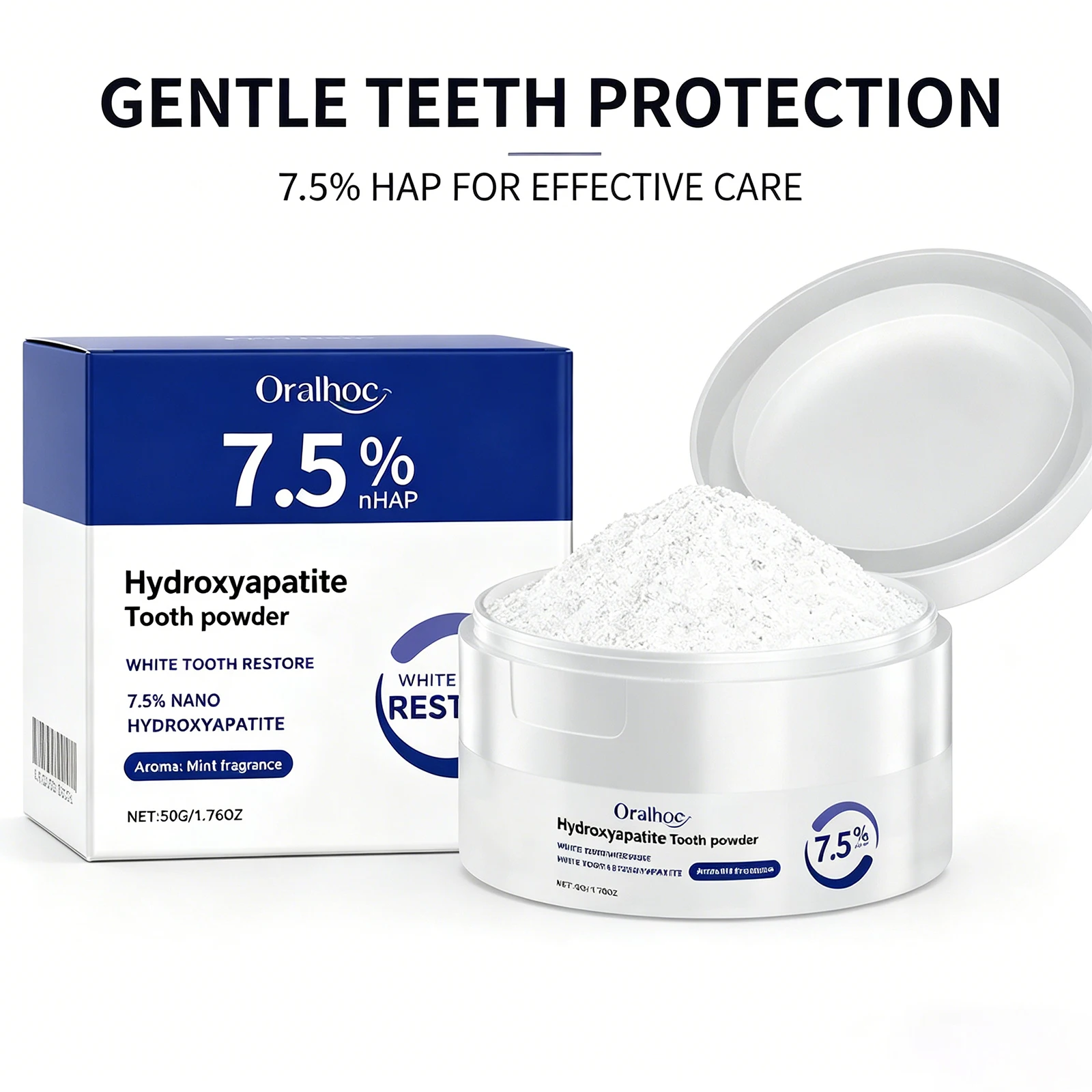 pó dental clareador
