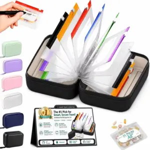 conjunto organizador de bolsas para comprimidos