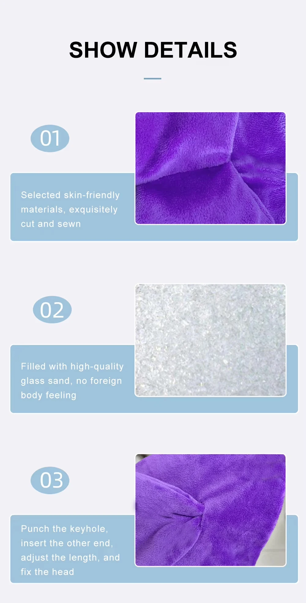 Gravity Sleep Patches Weighted Eyeshade Sleepmask Ouro - Imagem 3