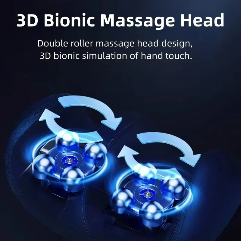 Massageador Elétrico de Pés e Pernas com Aquecimento Marrom - Imagem 2
