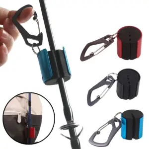 suporte de vara de pesca clipe de metal