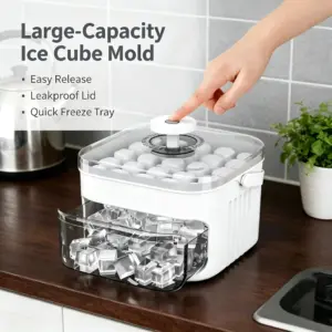 forma de gelo reutilizável 50 cubos