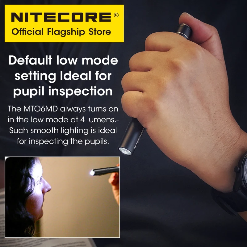 NITECORE MT06MD Lanterna Clínica LED para Inspeção de Pupilas - Imagem 4
