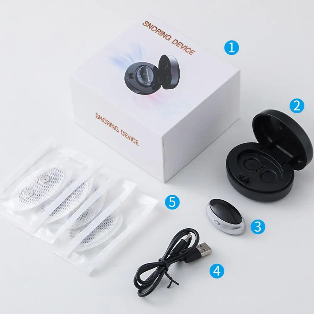Dispositivo Anti Ronco Inteligente Pulso Duplo Preto - Imagem 3
