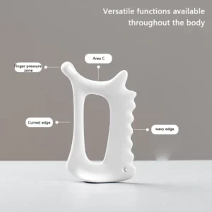 placa de massagem gua sha cerâmica