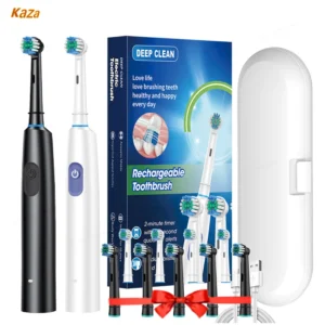 escova dental elétrica rotativa recarregável