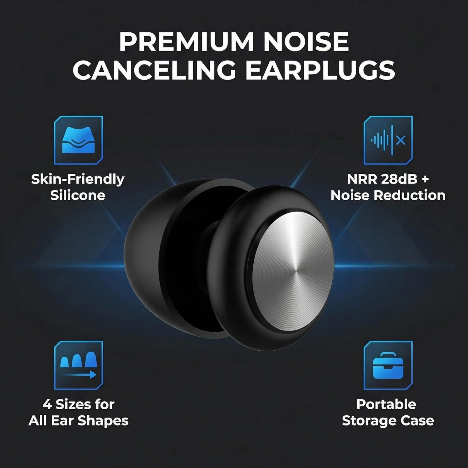 Protetor Auricular Olyga Silicone Redutor Ruído NRR 28dB - Imagem 5