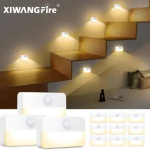 luz noturna led sensor de movimento