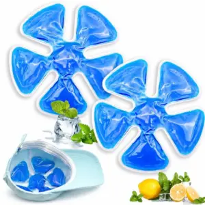 pacote de gelo em gel PVC azul