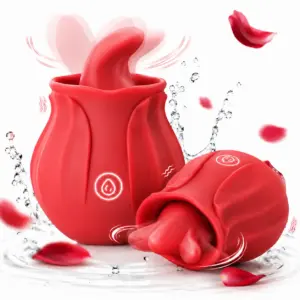 vibrador estimulador língua rosa