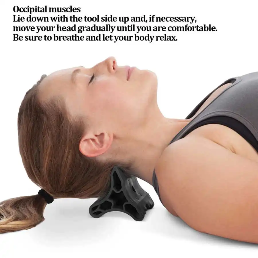 Massageador Manual Pescoço e Corpo Liberação Occipital Azul - Imagem 4
