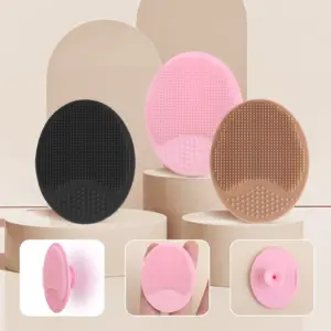 escova de limpeza facial de silicone