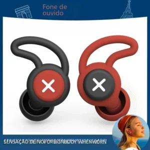 tampões de ouvido silicone espuma de memória