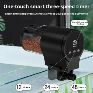 dispensador automático de ração para peixes