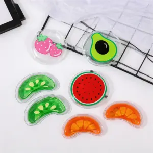conjunto compressa de gel para olhos