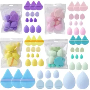 kit 12 esponjas de maquiagem